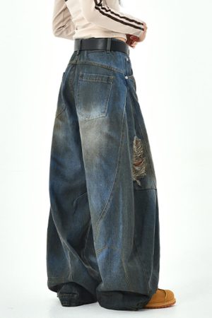 Cute Everyday Outfits, Outfit Inspo Casual 90s Distressed Baggy Jeans