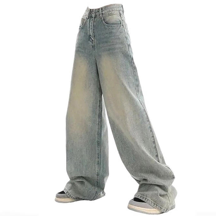 Cute Everyday Outfits, Outfit Inspo Casual 90's Light Wash Baggy Jeans