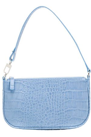 Cute Everyday Outfits, Outfit Inspo Casual Baby Blue Baguette Bag