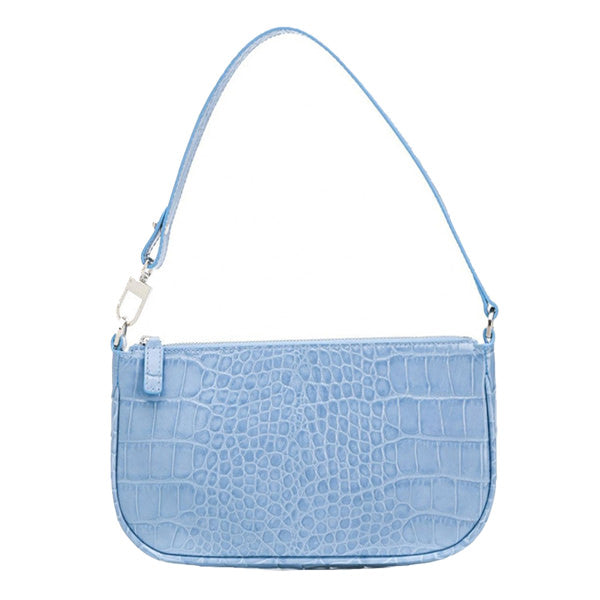 Cute Everyday Outfits, Outfit Inspo Casual Baby Blue Baguette Bag