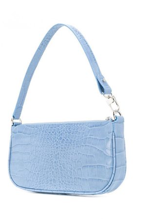 Cute Everyday Outfits, Outfit Inspo Casual Baby Blue Baguette Bag