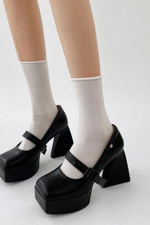 Cute Everyday Outfits, Outfit Inspo Casual Campus Queen Platform Mary Janes