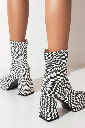 Cute Everyday Outfits, Outfit Inspo Casual Checkered Platform Boots