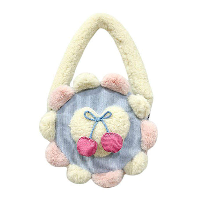 Cute Everyday Outfits, Outfit Inspo Casual Cherry Cake Fluffy Handbag