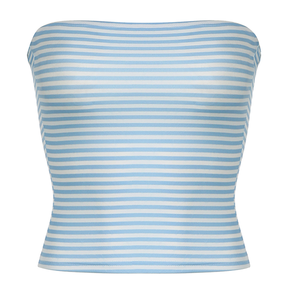 Cute Everyday Outfits, Outfit Inspo Casual Coastal Vibes Blue Tube Top