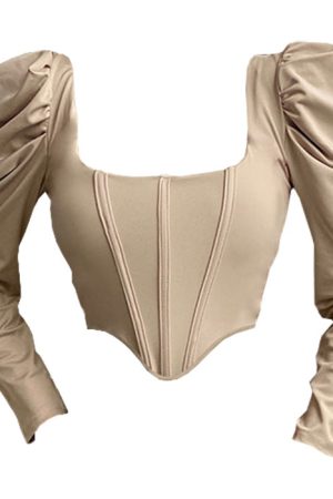Cute Everyday Outfits, Outfit Inspo Casual Coffee Cream Corset Top
