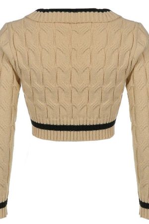 Cute Everyday Outfits, Outfit Inspo Casual Coffee Cream Cropped Sweater