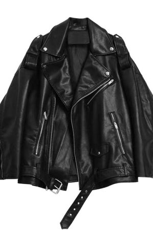 Cute Everyday Outfits, Outfit Inspo Casual Come As You Are Grunge Leather Jacket