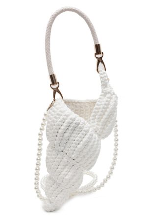 Cute Everyday Outfits, Outfit Inspo Casual Conch Shell Knit Crochet Bag