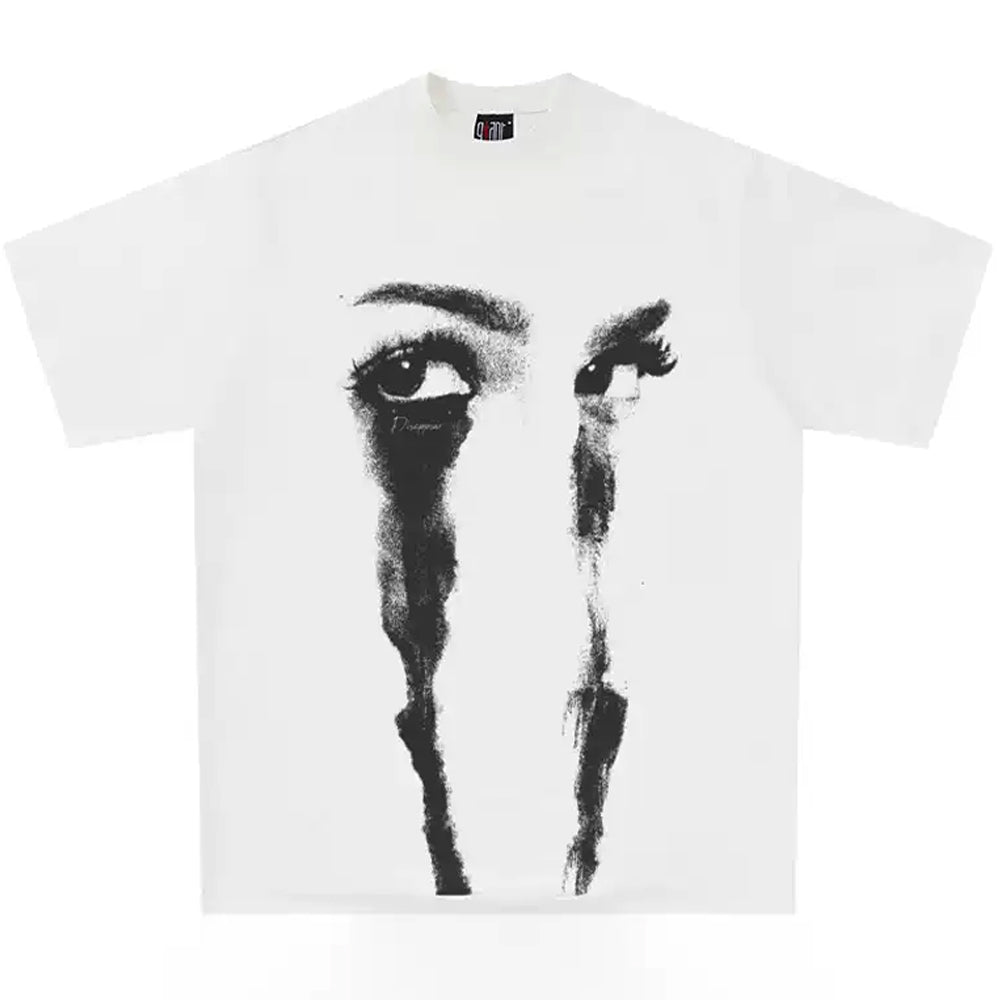 Cute Everyday Outfits, Outfit Inspo Casual Crying Eyes Graphic Tee