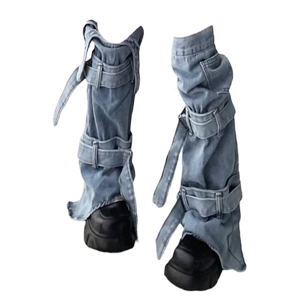 Cute Everyday Outfits, Outfit Inspo Casual Denim Leg Warmers