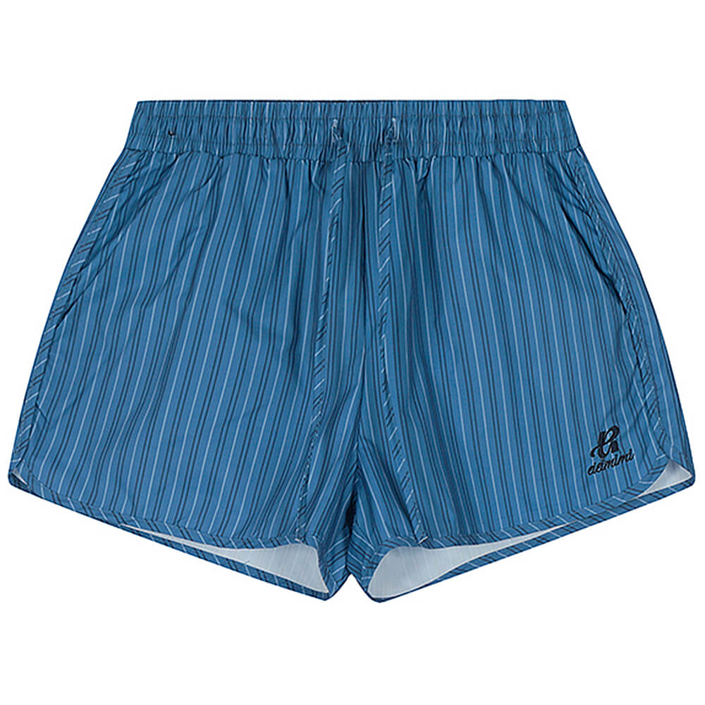 Cute Everyday Outfits, Outfit Inspo Casual Elastic Waist Pinstriped Shorts
