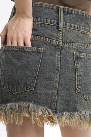 Cute Everyday Outfits, Outfit Inspo Casual Fairy Grunge Denim Skirt