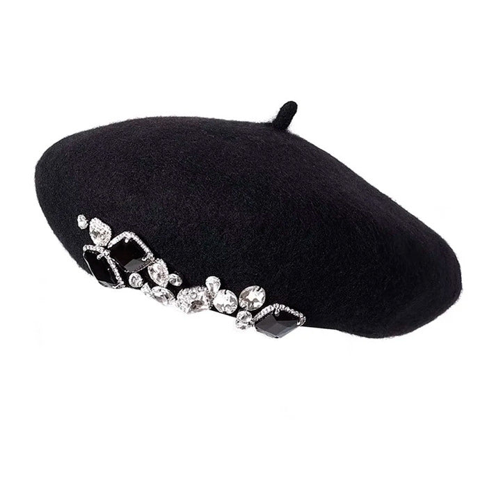 Cute Everyday Outfits, Outfit Inspo Casual French Girl Rhinestone Beret