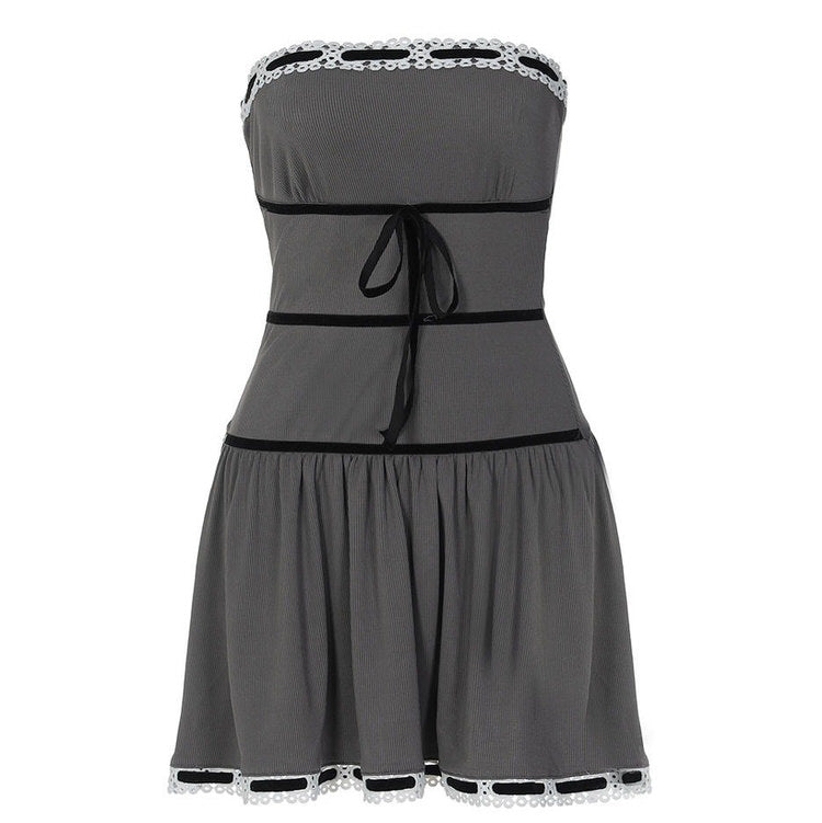 Cute Everyday Outfits, Outfit Inspo Casual French Maid Grey Dress