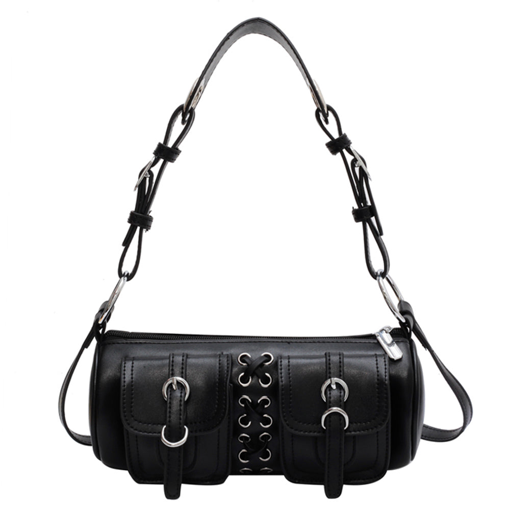 Cute Everyday Outfits, Outfit Inspo Casual Grunge Lace Up Underarm Bag