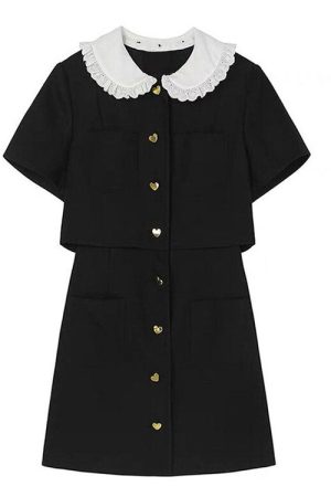 Cute Everyday Outfits, Outfit Inspo Casual Little Witch Mini Black Dress