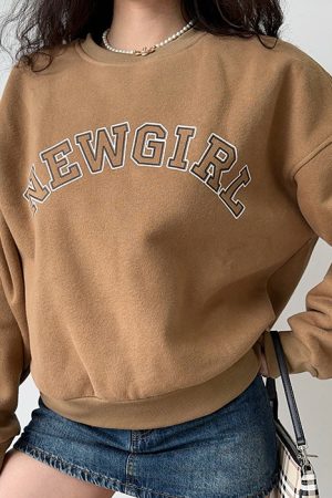 Cute Everyday Outfits, Outfit Inspo Casual New Girl Vintage Sweatshirt