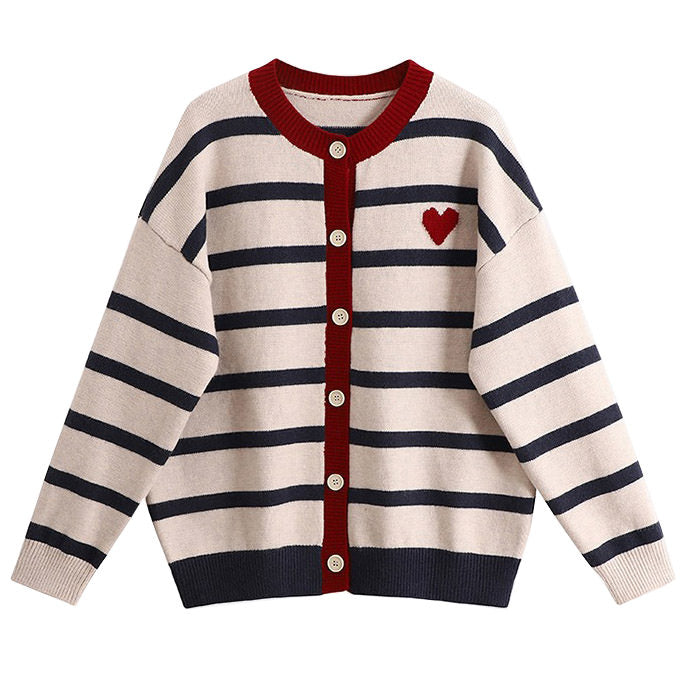 Cute Everyday Outfits, Outfit Inspo Casual Paris Striped Cardigan