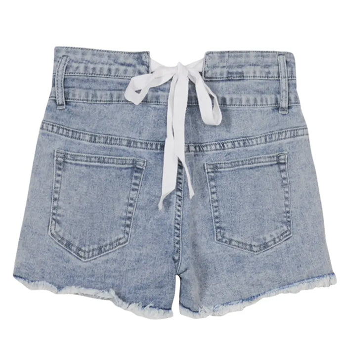 Cute Everyday Outfits, Outfit Inspo Casual Permanent Vacation Bow Tie Denim Shorts