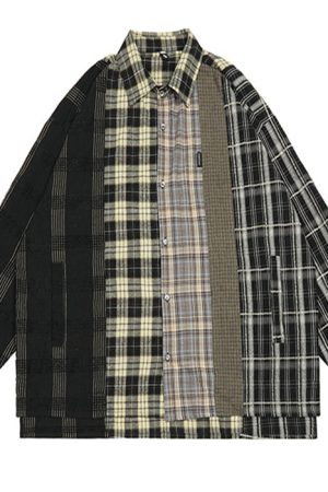 Cute Everyday Outfits, Outfit Inspo Casual Plaid Oversized Shirt
