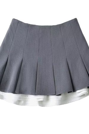 Cute Everyday Outfits, Outfit Inspo Casual Preppy Ruffle Mini Pleated Skirt