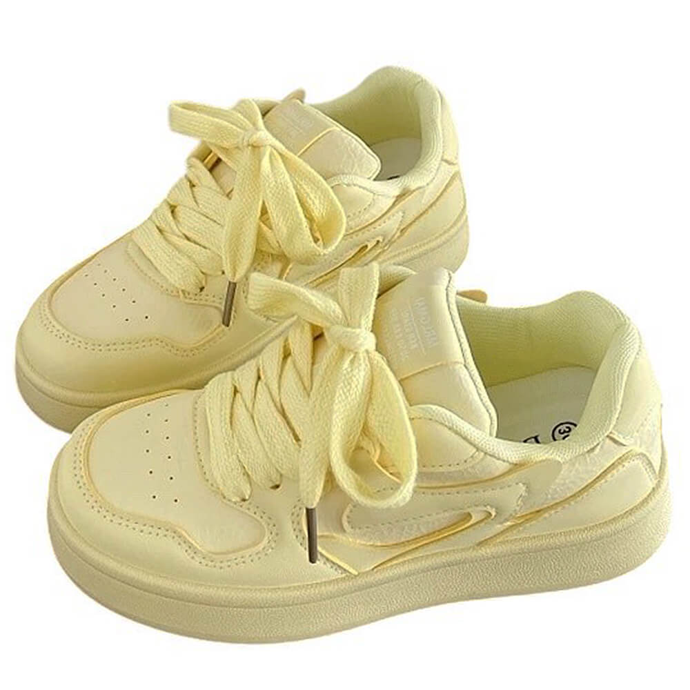 Cute Everyday Outfits, Outfit Inspo Casual Self Made Skater Sneakers in Yellow