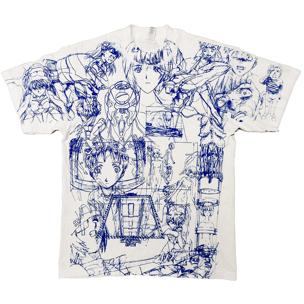 Cute Everyday Outfits, Outfit Inspo Casual Sketch Anime Print T-Shirt