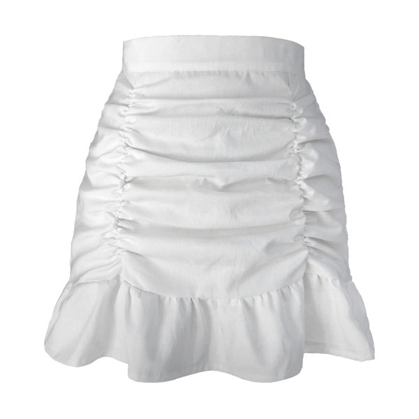 Cute Everyday Outfits, Outfit Inspo Casual Soft Girl Ruffle Mini Skirt