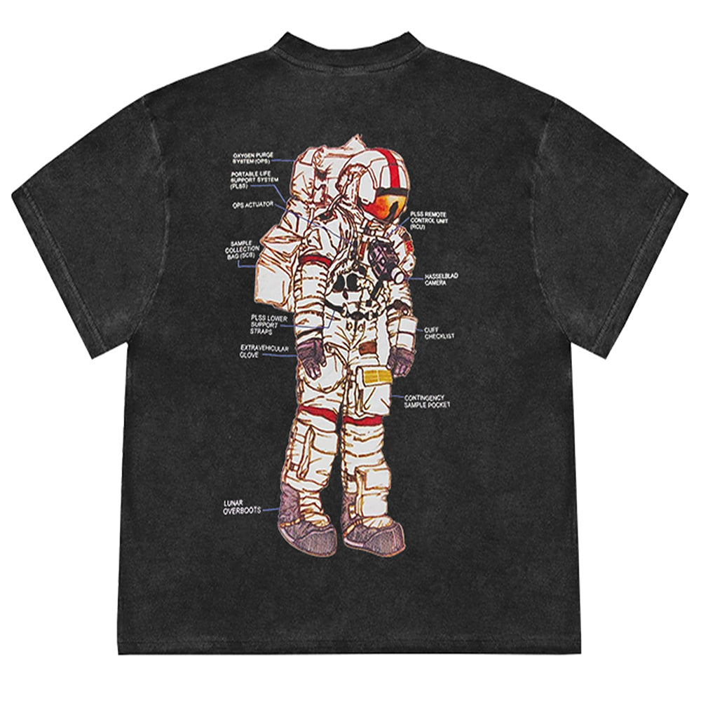 Cute Everyday Outfits, Outfit Inspo Casual Space Mission Oversized T-Shirt