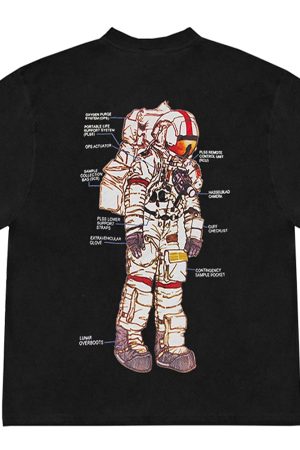 Cute Everyday Outfits, Outfit Inspo Casual Space Mission Oversized T-Shirt