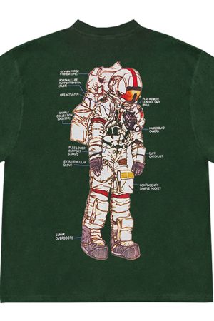 Cute Everyday Outfits, Outfit Inspo Casual Space Mission Oversized T-Shirt