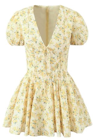 Cute Everyday Outfits, Outfit Inspo Casual Sunny Afternoon Cottagecore Floral Dress