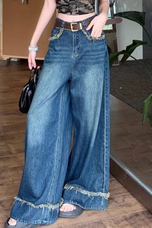 Cute Everyday Outfits, Outfit Inspo Casual Teenage Drama Wide-Leg Jeans