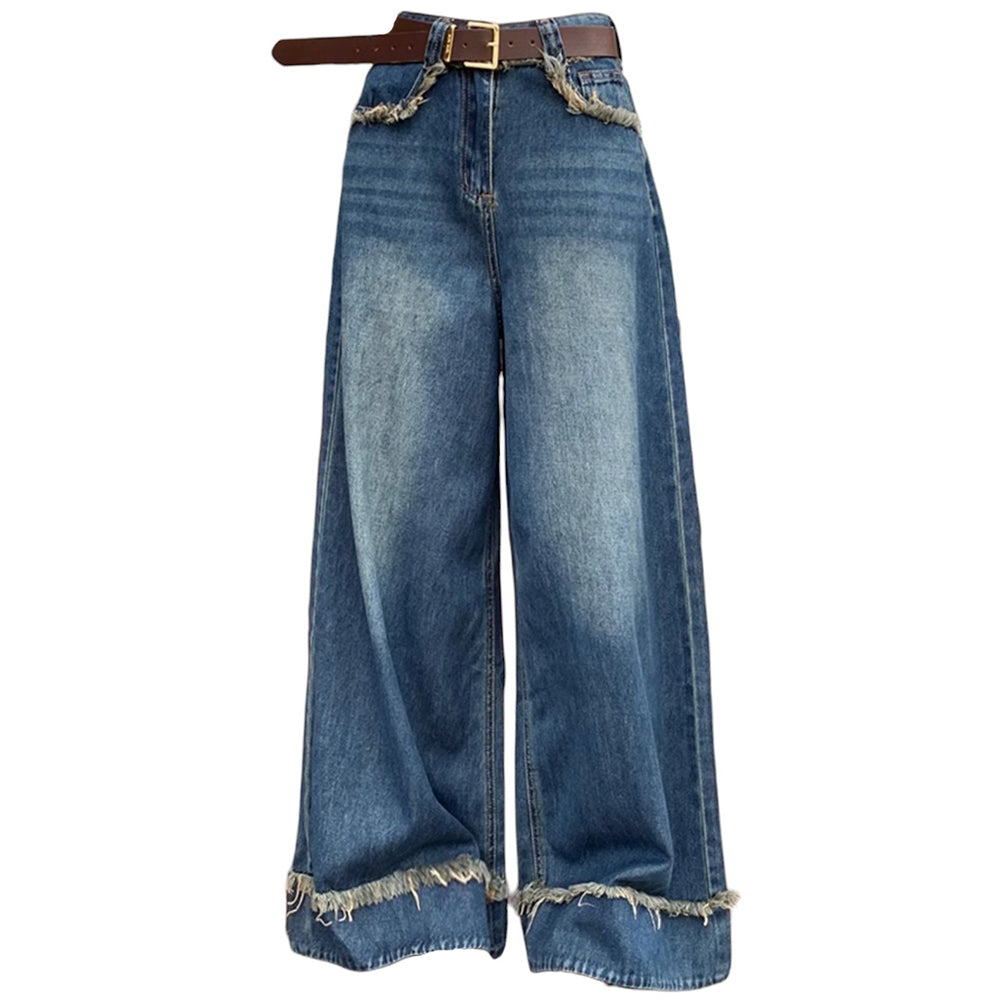 Cute Everyday Outfits, Outfit Inspo Casual Teenage Drama Wide-Leg Jeans
