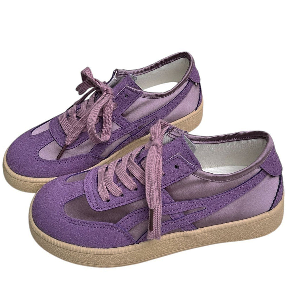 Cute Everyday Outfits, Outfit Inspo Casual Violet Suede Retro Sneakers