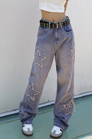 Cute Everyday Outfits, Outfit Inspo Casual Y2K Star Baggy Jeans