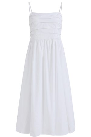 Elegant Goddess Long Black Dress - French Style Vacation Sling Dress for Summer 2025 Women's Fashion