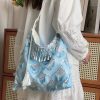 Ethnic Han Element Crossbody Bag - Large Capacity Miaojiang Hanfu Shoulder Tote for Daily Style 2025