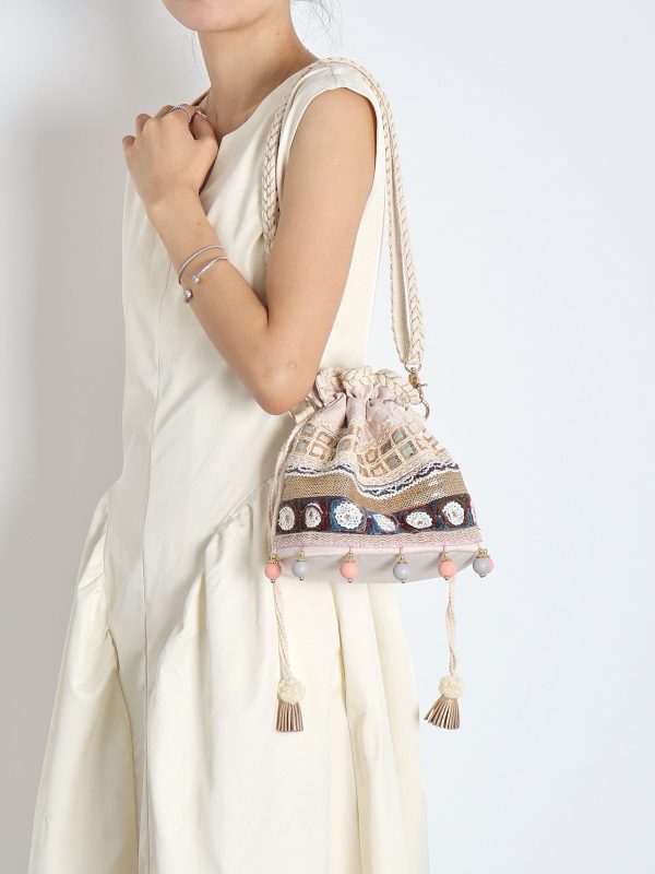 Ethnic Style Bucket Bag - Versatile Crossbody for Travel, Yunnan & Tibet Inspired, Cute Vacation Accessory