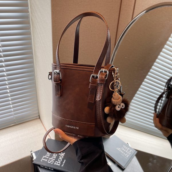 Fashionable Women's Bucket Bag - Versatile Small Handbag, Stylish Crossbody Shoulder Bag for 2025 Casual Looks