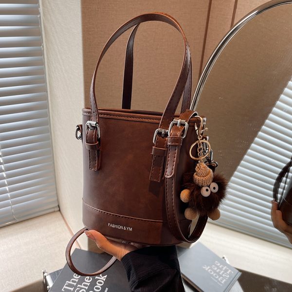 Fashionable Women's Bucket Bag - Versatile Small Handbag, Stylish Crossbody Shoulder Bag for 2025 Casual Looks