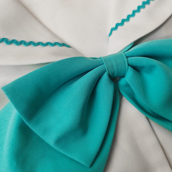 Floral Bow Tie for JK Uniform - Pudding Bear Inspired Pure Color Japanese Style Accessory
