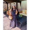 Floral Spaghetti Strap Plus Size Dress for Women â€“ Summer 2025 Slimming Design, Flattering for Curvy Figures, Trendy and Stylish
