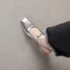 French Square Toe One-Strap Open-Toe Sandals for Women - Versatile High Heels Trend, Fashionable Italian Style