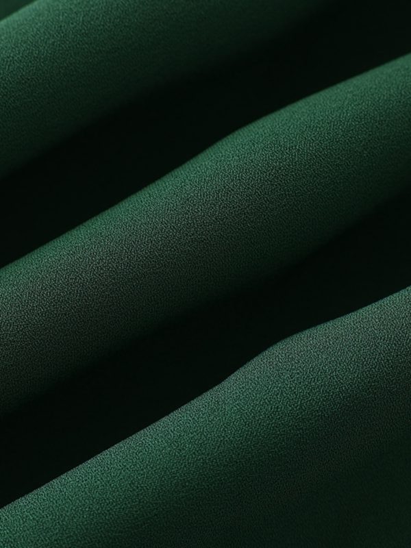 French Style Green Summer Dress 2025 with Side Slit and Spaghetti Straps - Women's Vacation Maxi Dress