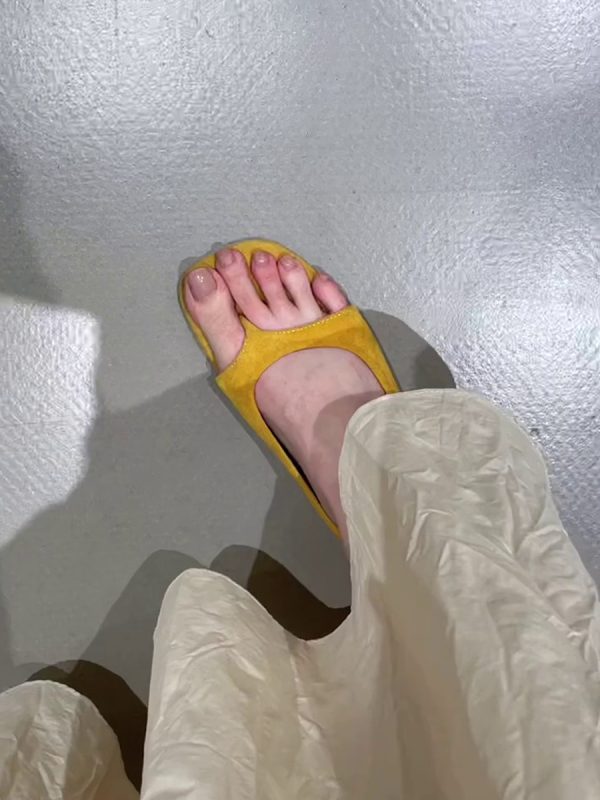 French Style Sheepskin Height-Increasing Thong Sandals for Women - Versatile Slip-On Roman Flip-Flops for Outdoor Wear
