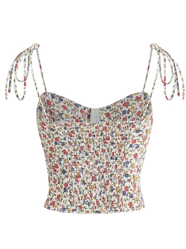 French-Style V-Neck Vacation Camisole - Slim Fit Summer Top for Spicy Girls - 2025 Fashion Essential