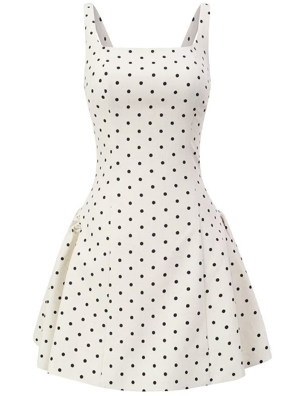 French-Style Vacation Short Dress for Women - 2025 Summer Camisole Dress Inspired by Yu Shuxin, Trendy and Chic