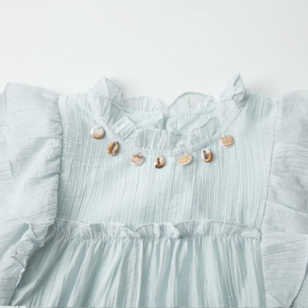Fresh Blue Petite Princess Dress for Women - Sweet Age-Reducing Summer Style Cake Dress